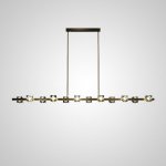 Потолочный светильник MICHAL LONG L12 Brass Black ImperiumLoft 204619-23