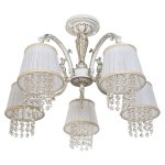 Люстра классическая с хрусталем Экономсвет 2046/5WG WT