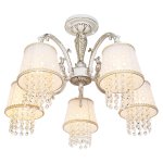Люстра классическая с хрусталем Экономсвет 2046/5WG WT