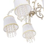 Люстра классическая с хрусталем Экономсвет 2046/5WG WT