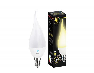 

Лампа LED C37L-PR 6W E14 3000K (60W)