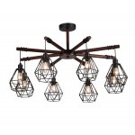 Люстра Rivoli Ianta 2051-308 8 х E14 40 Вт лофт - кантри