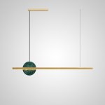 Подвесной светильник ORLAUG L102,5 Brass Green ImperiumLoft 205435-23