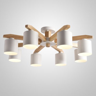 Потолочная люстра CRISS L8 White ImperiumLoft 205532-23 Потолочная люстра CRISS L8 White ImperiumLoft 205532-23