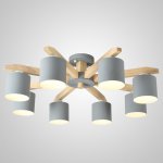 Потолочная люстра CRISS L8 Grey ImperiumLoft 205534-23