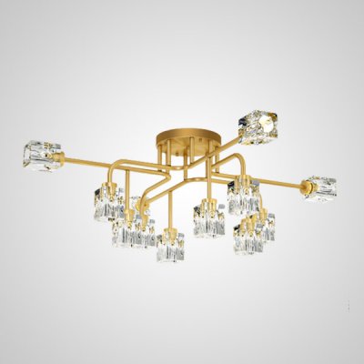 Потолочная люстра MICHAL L12 Brass ImperiumLoft 205617-23