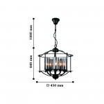 Люстра подвесная Favourite 2057-5P Kiara