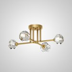 Потолочная люстра RH CH L4 Brass ImperiumLoft 205794-23