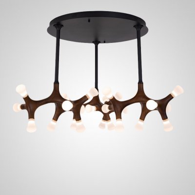 Потолочная люстра SANTANA CH D110 Dark brown ImperiumLoft 205905-23
