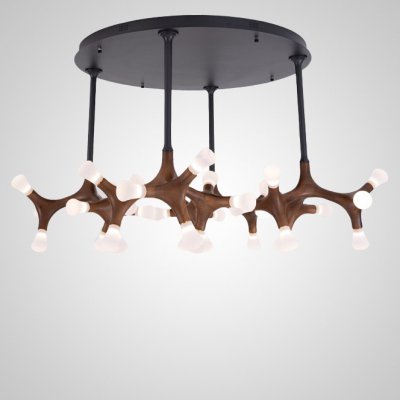 Потолочная люстра SANTANA CH D130 Dark brown ImperiumLoft 205906-23
