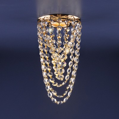 Светильник Elektrostandard Asfour 205V Cry золото, прозрачный