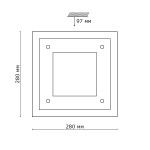 Светильник светодиодный Сонекс 2060/CL REGINO 28Вт