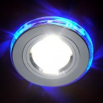 Точечный светильник светодиодный Elektrostandard 2060/2 SL/LED/BL (хром / синий)