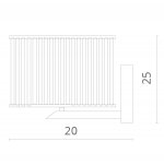 Светильник настенный Divinare 2060/02 AP-1 DOMENICA