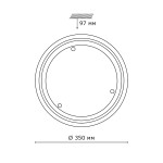 Светильник светодиодный Сонекс 2061/CL SOLTA 28Вт
