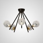 Потолочная люстра INGELA CH L5 Black ImperiumLoft 206128-23