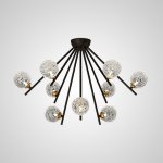 Потолочная люстра INGELA CH L9 Black ImperiumLoft 206129-23