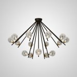 Потолочная люстра INGELA CH L15 Black ImperiumLoft 206134-23