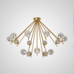 Потолочная люстра INGELA CH L15 Brass ImperiumLoft 206135-23