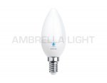 Лампа матовая Ambrella LED C37-PR 8W E14 3000K (75W) PRESENT