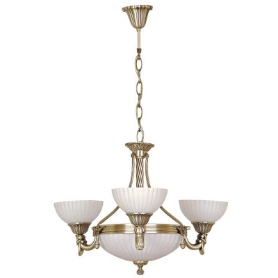 Люстра ЖАСМИН 3 плаф антик(3*E27+3*Е14) H=78cm,D=58cm Kink light 2065/3+3 ANTIK