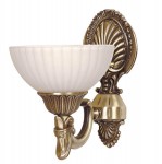 Светильник бра ЖАСМИН 1 плаф антик h-22cm, d-17cm E27 1*60w Kink light 2065/1.А ANTIK