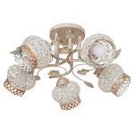 Люстра эконом Экономсвет 2069T/5WG WG+CL