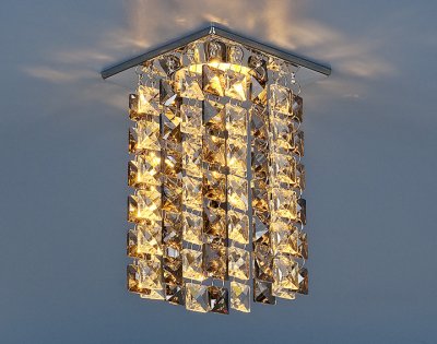 Светильник Elektrostandard 207 хром/дымчатый/прозрачный Strotskis