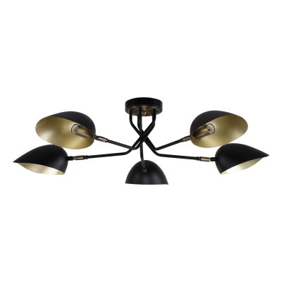 Люстра лофт стиля Экономсвет 20759/5BK BK Люстра лофт стиля Экономсвет 20759/5BK BK