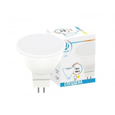 

Лампа FLAT LED MR16-DD 8W GU5.3 4200K (75W) 175-250V