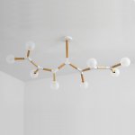 Подвесная люстра FORMULA 5 lamps ImperiumLoft 207821-26