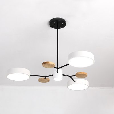 Люстра на штанге MEADE 4 lamps White ImperiumLoft 207854-26