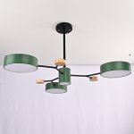 Люстра на штанге MEADE 4 lamps Green ImperiumLoft 207855-26