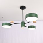 Люстра на штанге MEADE 4 lamps Green ImperiumLoft 207855-26