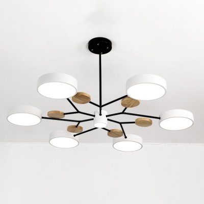 Люстра на штанге MEADE 7 lamps White ImperiumLoft 207863-26