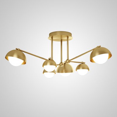 Потолочная люстра FABIANA L6 Brass ImperiumLoft 207880-23