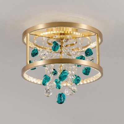 Потолочная люстра PANDORA D30 Turquoise ImperiumLoft 207893-23