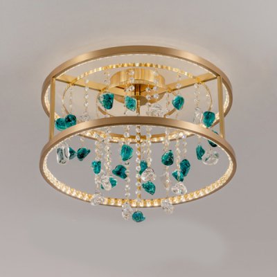 Потолочная люстра PANDORA D50 Turquoise ImperiumLoft 207894-23