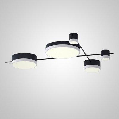 Потолочная люстра CHUTE B Black White ImperiumLoft 207924-23