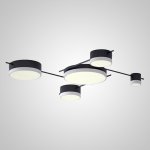 Потолочная люстра CHUTE D Black White ImperiumLoft 207932-23