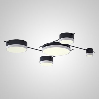 Потолочная люстра CHUTE E Black White ImperiumLoft 207935-23