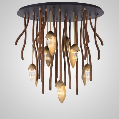 Потолочный светильник TUSKET MORE L7 Dark brown ImperiumLoft 207966-23 Потолочный светильник TUSKET MORE L7 Dark brown ImperiumLoft 207966-23