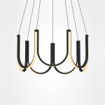 Подвесная люстра U-SERIES for Arpel D100 Black ImperiumLoft 208231-26