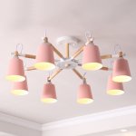Люстра на штанге VARDA 8 lamps Pink ImperiumLoft 208244-26