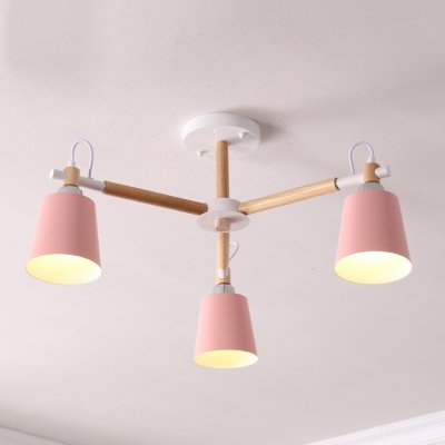 Люстра на штанге VARDA 3 lamps Pink ImperiumLoft 208258-26