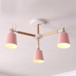 Люстра на штанге VARDA 3 lamps Pink ImperiumLoft 208258-26