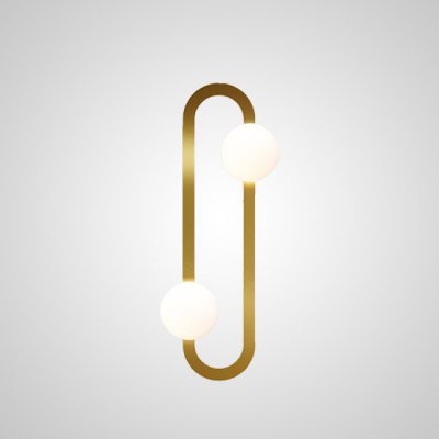 Настенный светильник DIKA L2 Brass ImperiumLoft 208279-23