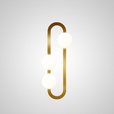 Настенный светильник DIKA L3 Brass ImperiumLoft 208282-23