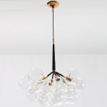 Подвесной светильник LOVELY BUBBLE CHANDELIER FROM PELLE H76 Silver/Black ImperiumLoft 208355-26