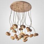 Люстра Louis Wood Led D120 Light wood ImperiumLoft 208396-28